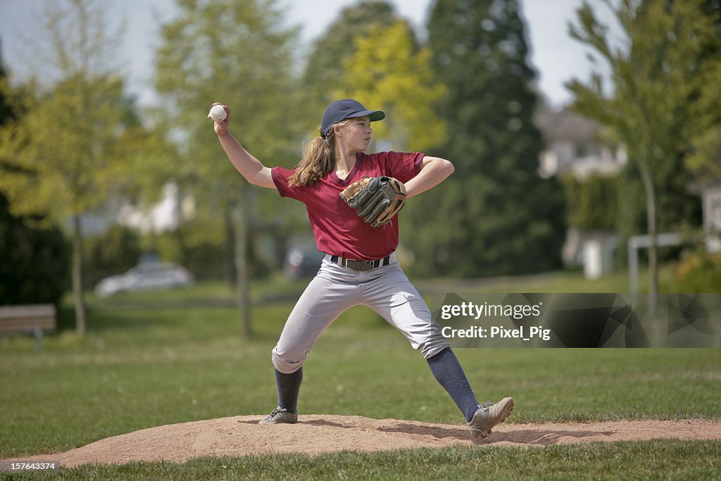 Baseball Pitcher Girl 1