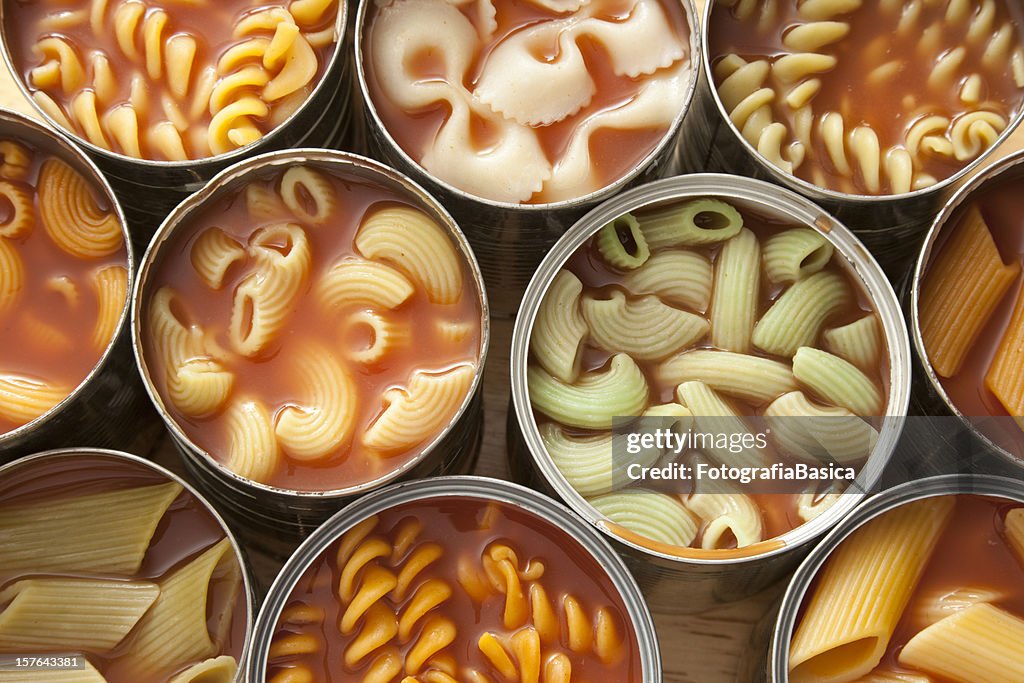 Canned pasta
