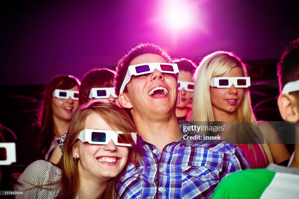 Date in 3D movie theater