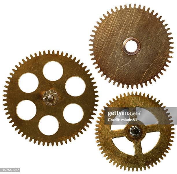 clockwork gears macro - clockwork stock pictures, royalty-free photos & images