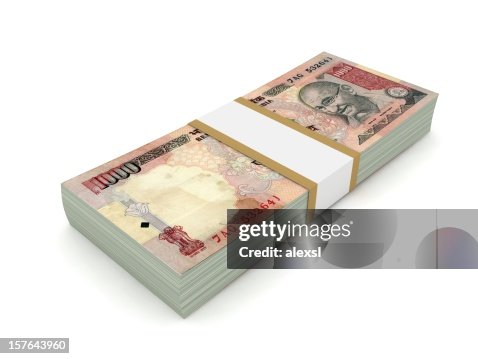 Rupee Stack Indian Rupee Stack High-Res Stock Photo - Getty Images