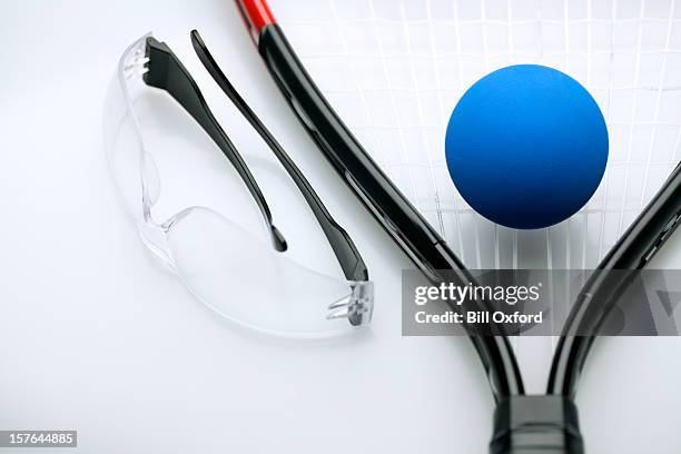 racquetball equipment - racket sport stock pictures, royalty-free photos & images