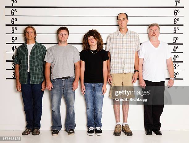 police line-up - line up stock pictures, royalty-free photos & images