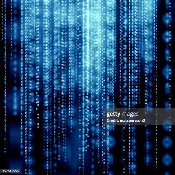 xxl abstract binary code falling - matrix binary code stock pictures, royalty-free photos & images