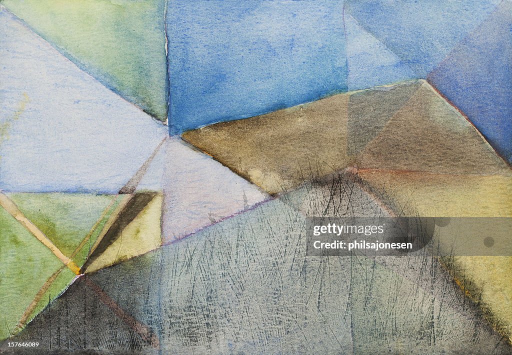 Abstract Sample Using Triangles Triangles Abstract Painting High-Res Vector Graphic - Getty Images