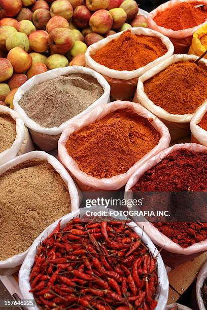 indian spices - indian food stock pictures, royalty-free photos & images