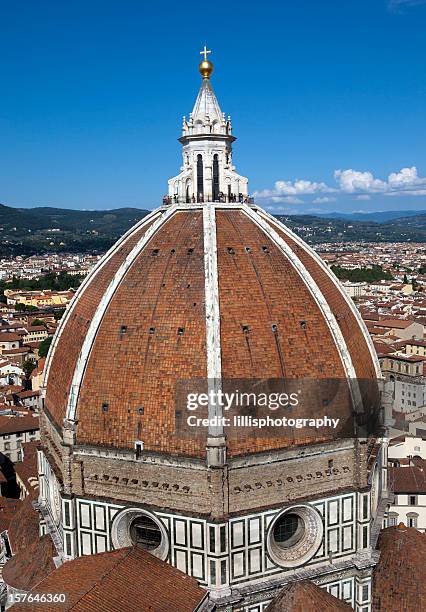 il duomo cathedral in florence italy - cupola stock pictures, royalty-free photos & images