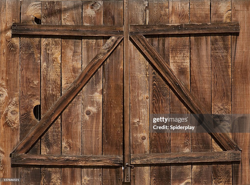 Weathered Barn Door