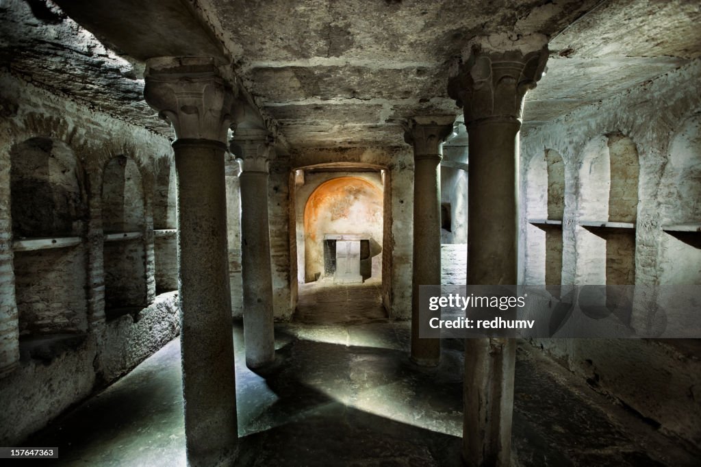 Roman catacumba tumba
