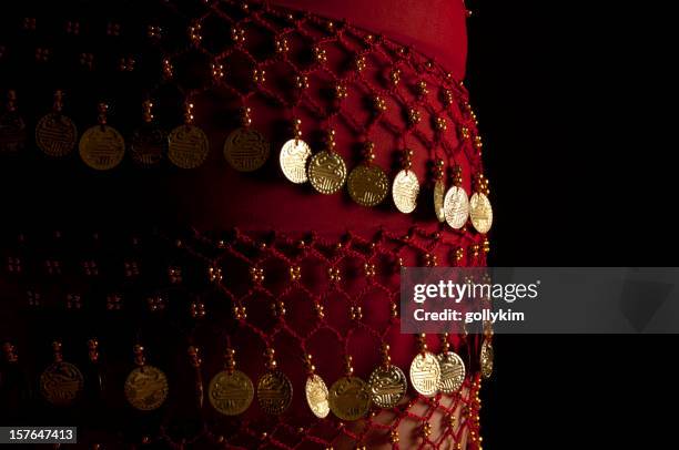 belly dance shimmy skirt - belly dancer stock pictures, royalty-free photos & images