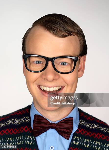 geek - thick rimmed spectacles stock pictures, royalty-free photos & images