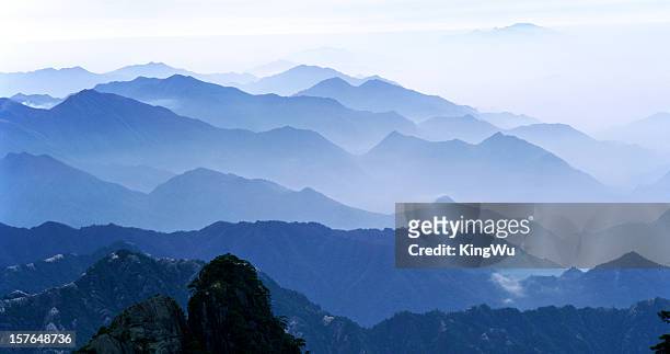 china national park - huangshan bildbanksfoton och bilder