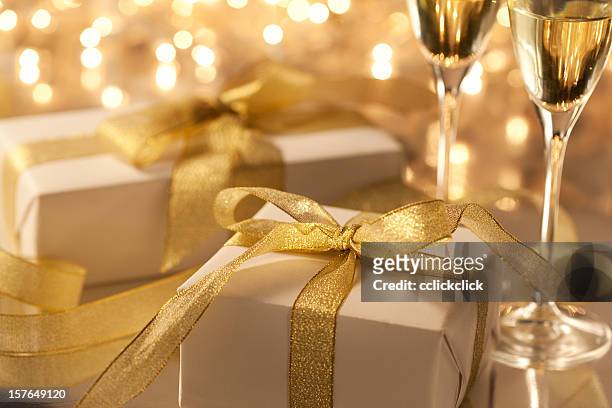 gift boxes - wine gift stock pictures, royalty-free photos & images