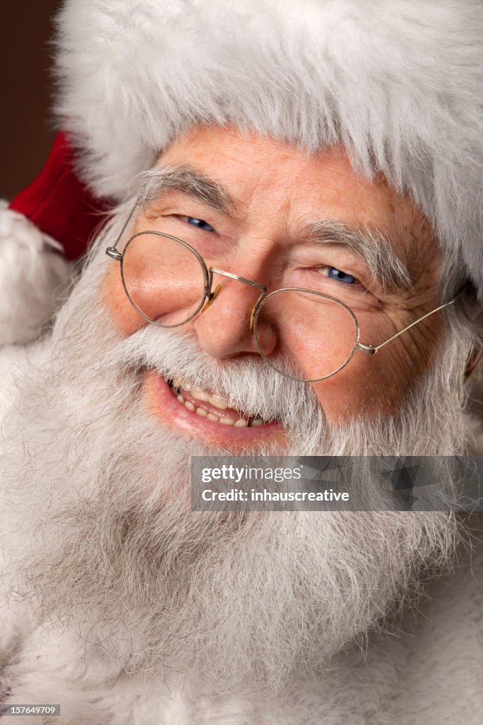 True Santa Real Santa Claus Face