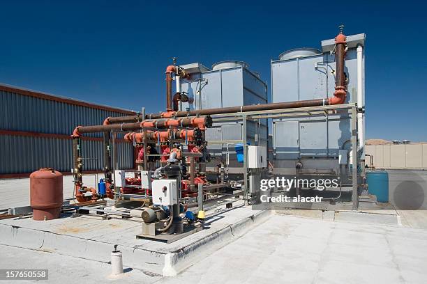 Large Rooftop Chiller Rooftop Chiller Photos and Premium High Res Pictures - Getty Images