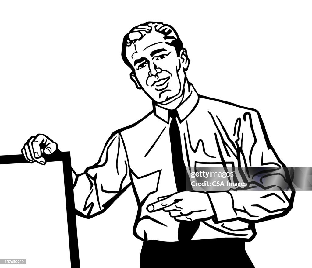 Man Pointer Man Pointing High-Res Vector Graphic - Getty Images