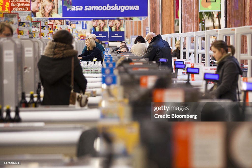 Inside A Real Grocery Store As Metro AG Sells To Groupe Auchan SA