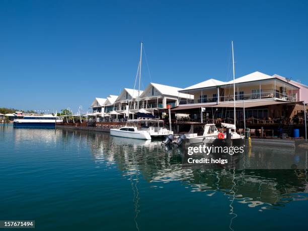 cullen bay, darwin, australia - darwin australia stock pictures, royalty-free photos & images