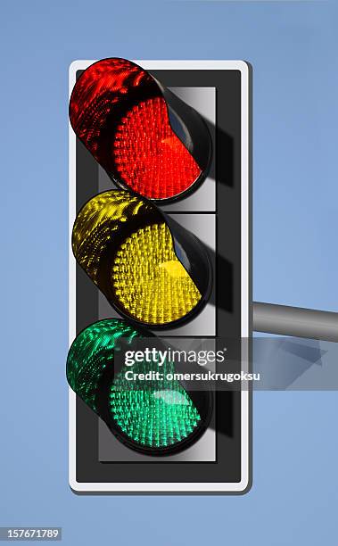 traffic light - road signal 個照片及圖片檔