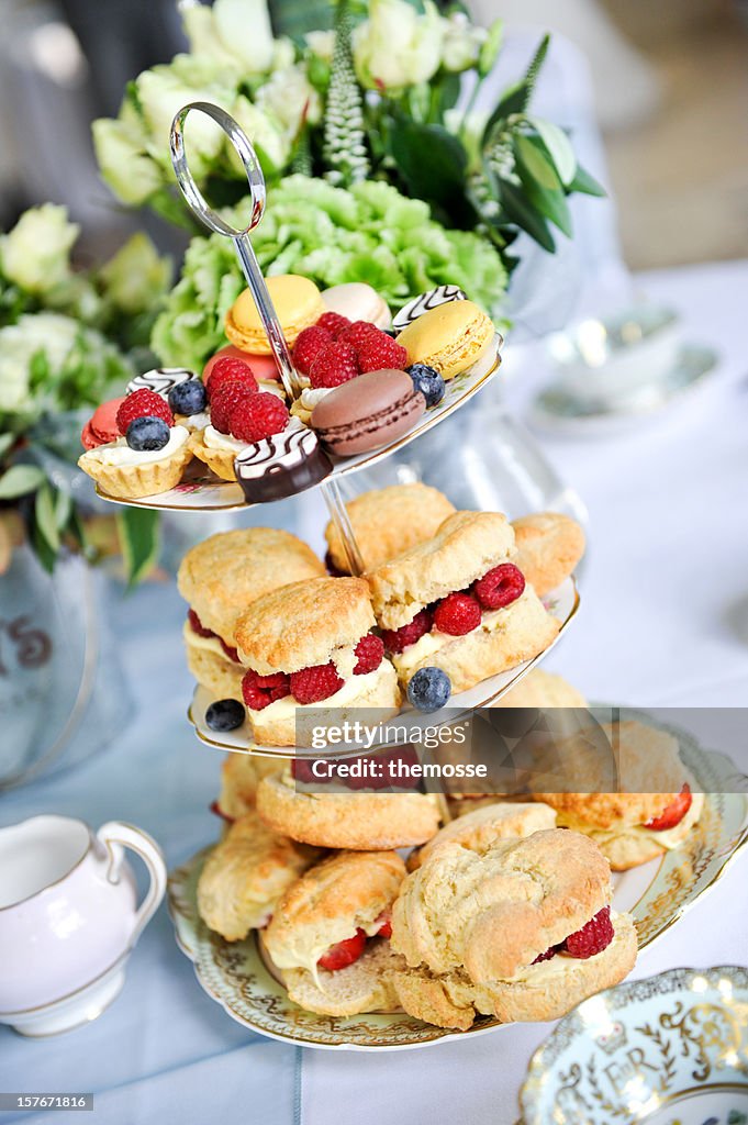 Afternoon wedding tea cakes