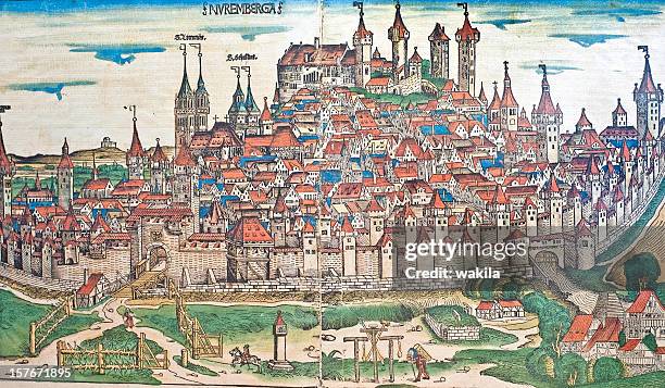 nuremberg - forteresse photos et images de collection