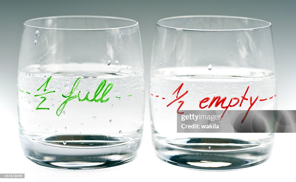 Half full and empty