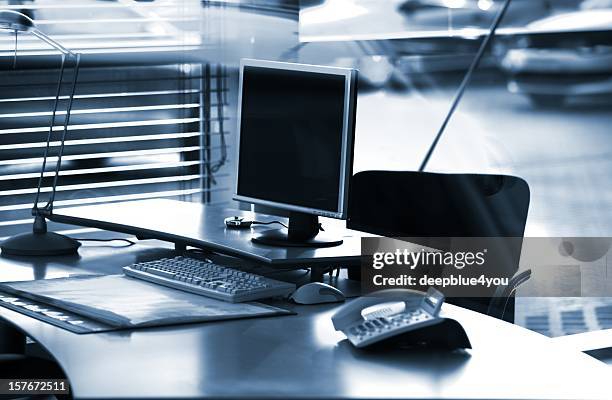 business desktop pc, preto e branco - mau egípcio imagens e fotografias de stock