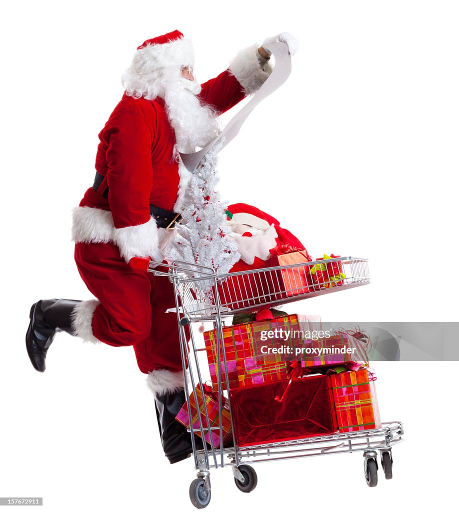 Weihnachtsmann einkaufen