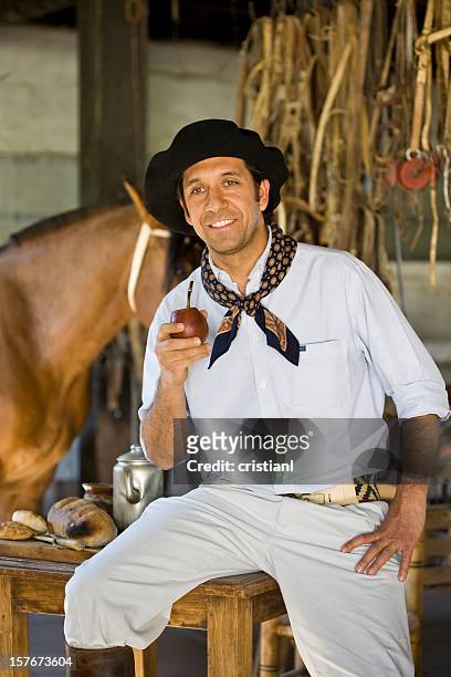 mate - argentina gaucho stock pictures, royalty-free photos & images