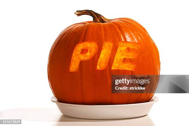 alpha pumpkin pie - carve out stock pictures, royalty-free photos & images