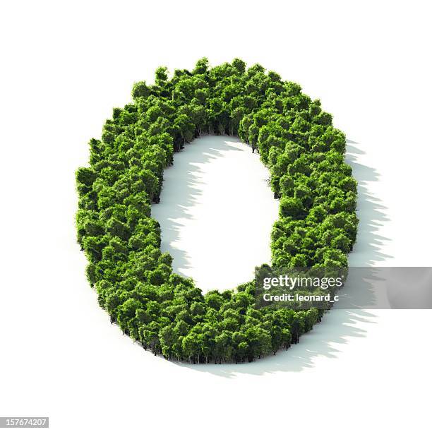 letter o : perspective view - o stock pictures, royalty-free photos & images