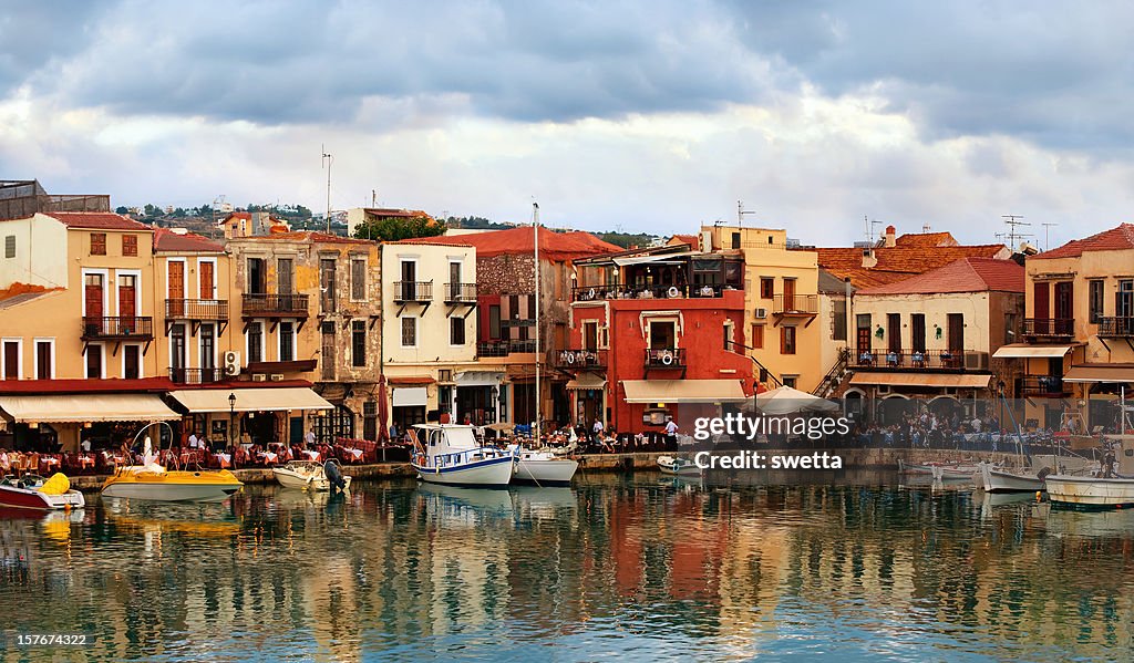 Old town by the sea. Rethymnon