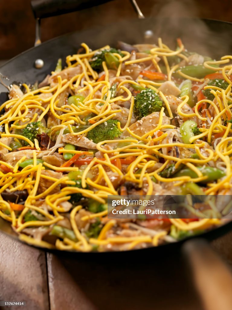 Chicken Chow Mein Vegetable Stir Fry
