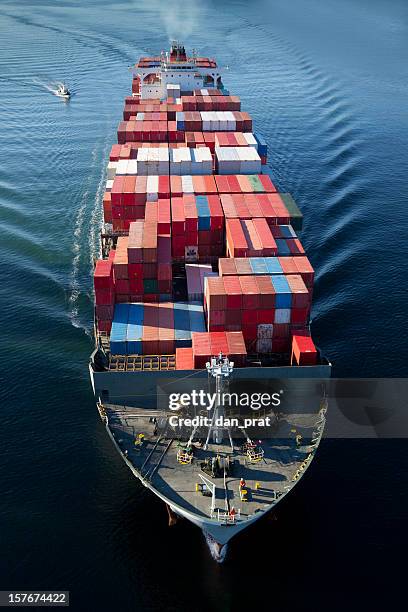Container Front Still Container Ship Front View Photos and Premium High Res Pictures - Getty ...