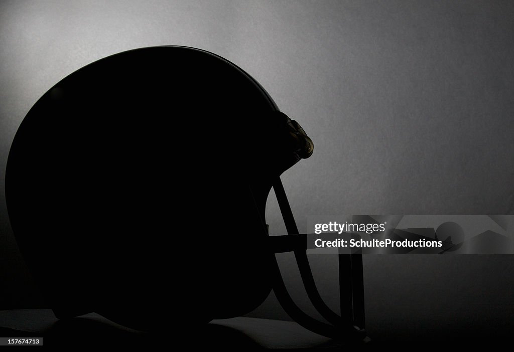 Silhouette di un Casco da Football americano