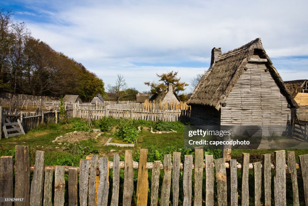 Colonial homes and garden