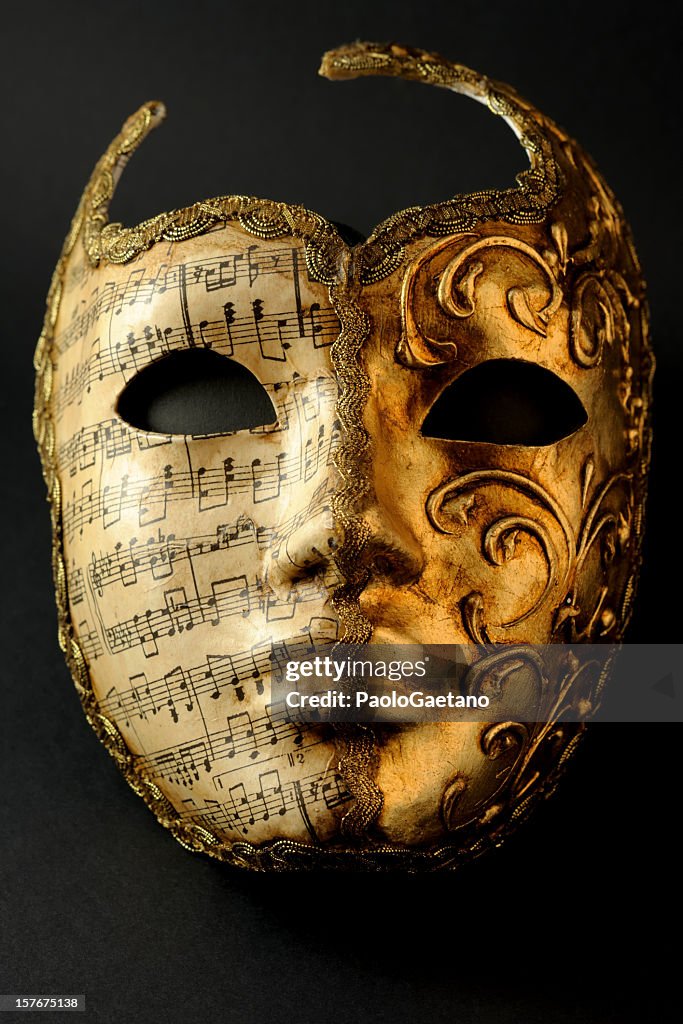 A mask from the carnival in Venice 