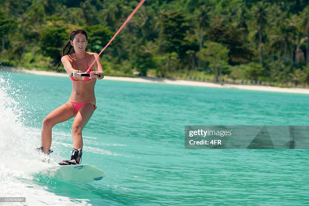 Wakeboarding on tropical Waters (XXXL)