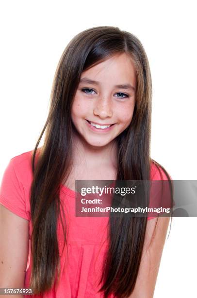 adorable girl - thirteen years old stock pictures, royalty-free photos & images