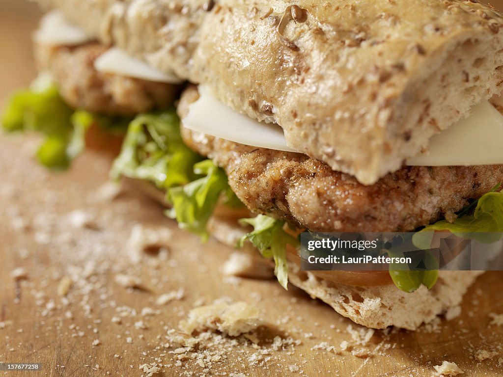 Rustic Chicken Cutlet Sandwich