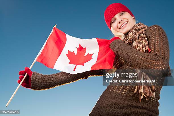 canada day - kanadas flagga bildbanksfoton och bilder