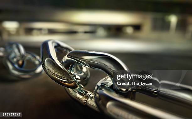 chain break. - broken chain stock pictures, royalty-free photos & images