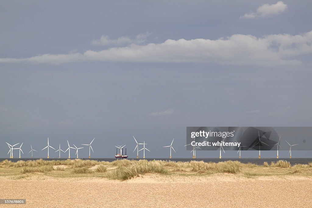 Off-shore vento do campo com jack-up de manutenção Barcaça