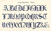 14th century German initial letters