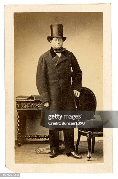 victorian gentleman - 19e eeuwse stijl stockfoto's en -beelden