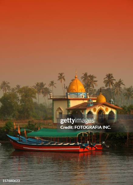 hindu temple in goa - goa stock pictures, royalty-free photos & images