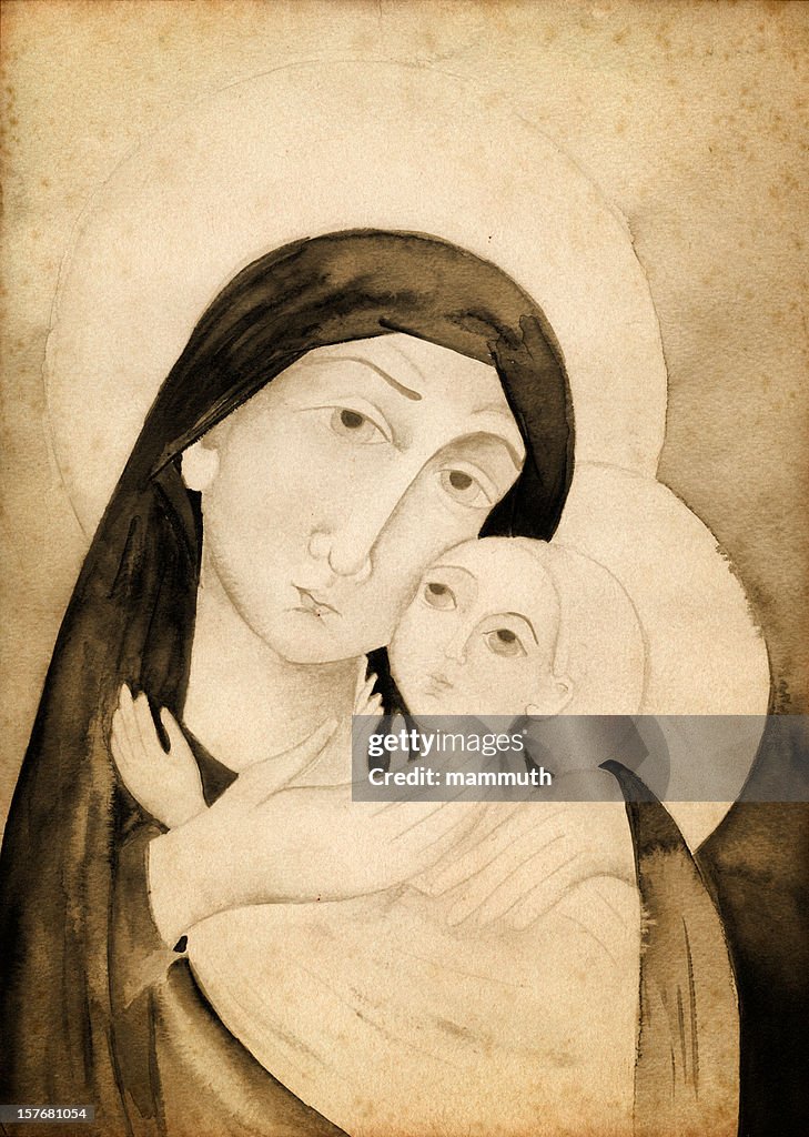 Saint Mary mit dem Kind Jesus