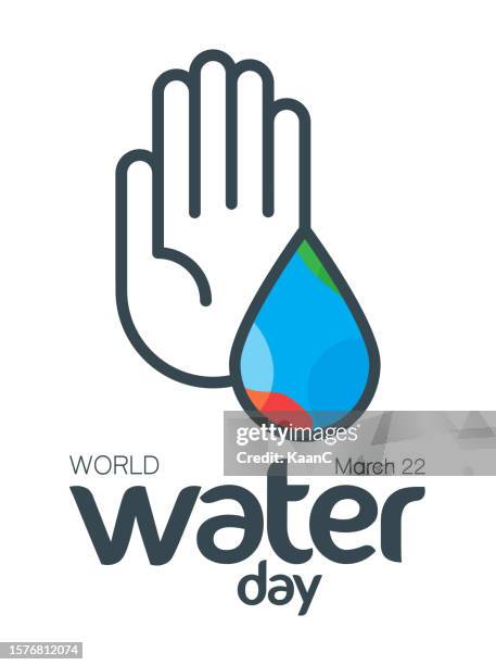 an abstract water drop icon resembling an abstract shape. this vector stock illustration is designed to represent world water day. - teardrop shape stock illustrations