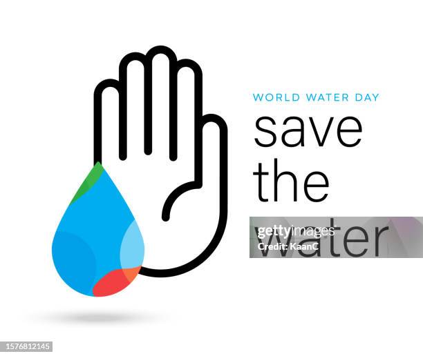 an abstract water drop icon resembling an abstract shape. this vector stock illustration is designed to represent world water day. - teardrop shape stock illustrations