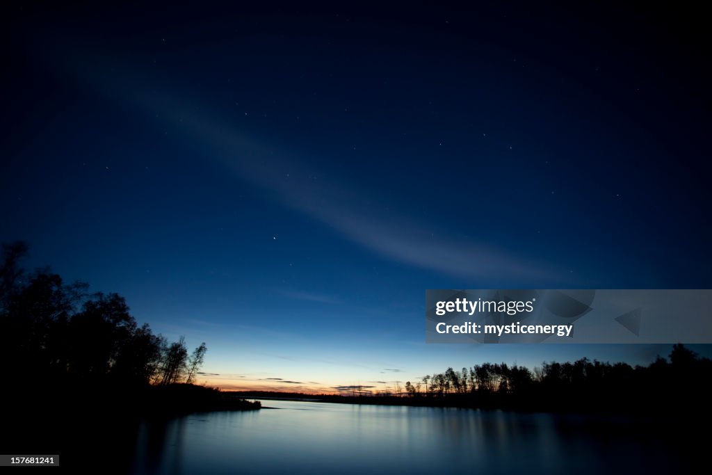Whiteshell Provincial Park at sunset